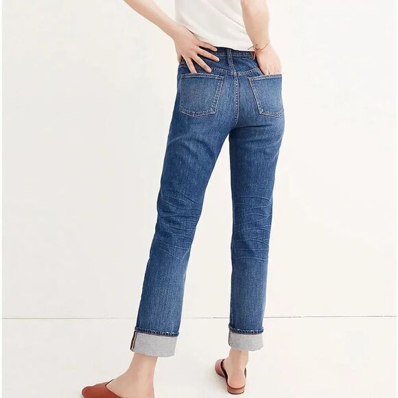MADEWELL | The High-Rise Slim Boyjean Boyfriend Medium Wash | Size 26 - Picture 2 of 10